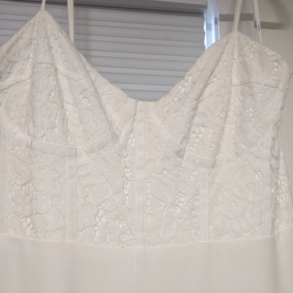 Lulu's Elegant White Lace Jumpsuit